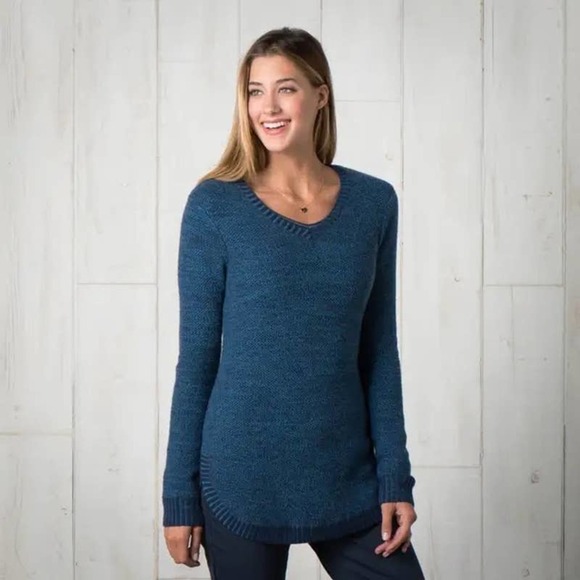 Toad&Co Merino Eclair Sweater - Womens-Deep Navy Small - Picture 1 of 7